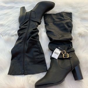 Jaclyn Smith knee high boots
